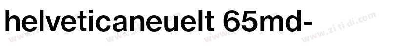 helveticaneuelt 65md字体转换